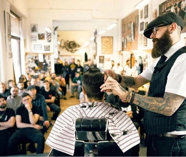 Paul teaching classic haircuts